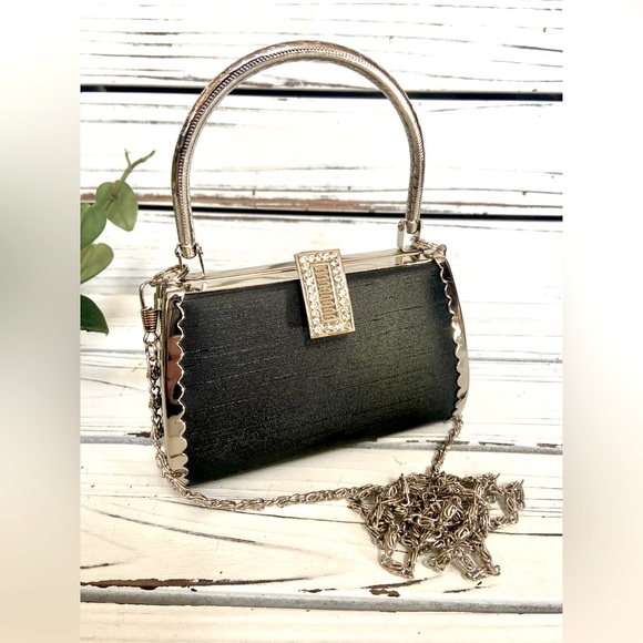 Gorgeous Vintage Hard Shell Evening Bag - Picture 11 of 11